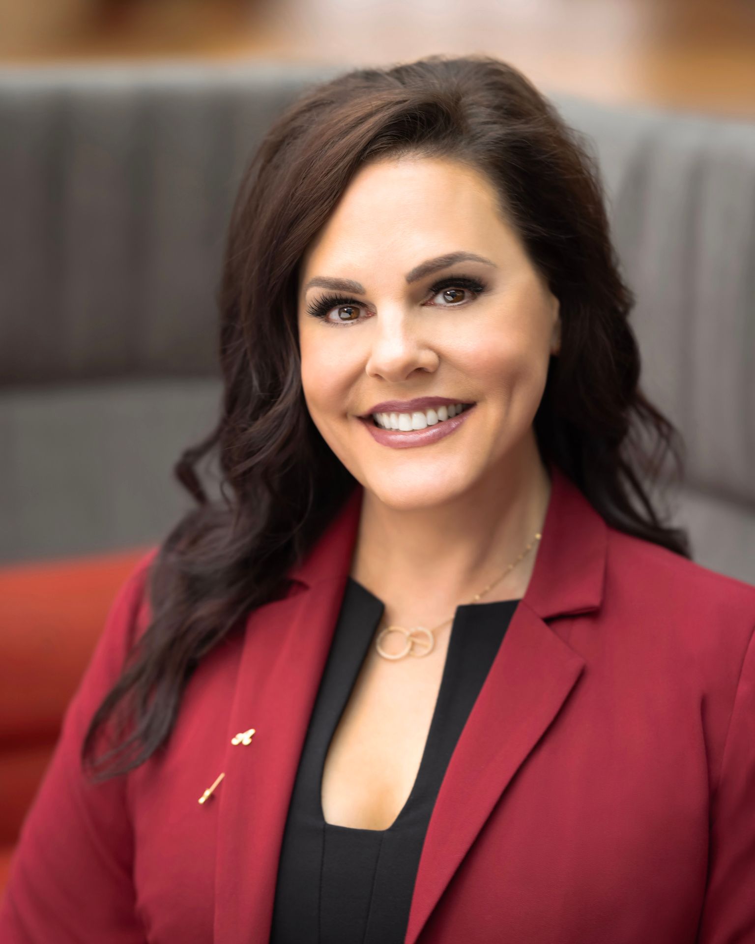 A headshot of State Farm's Head of Marketing Alyson Griffin