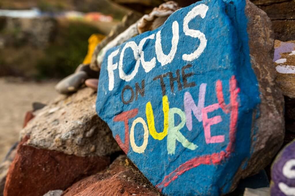 Focus on the journey