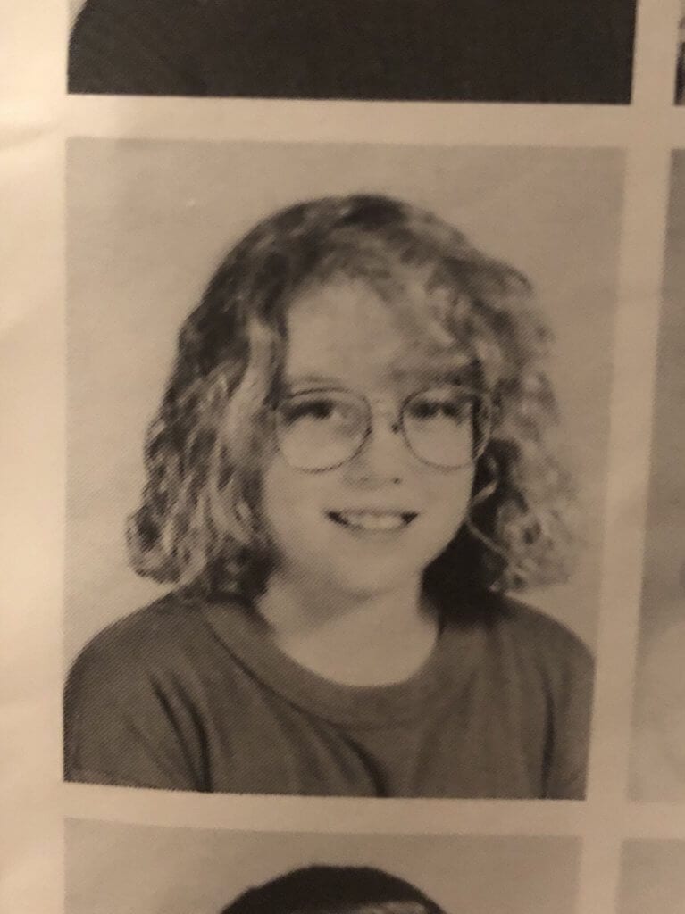 Amy's 4th grade picture