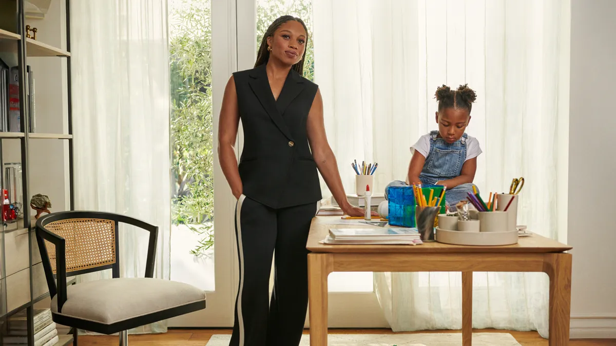 Spanx's "We Live in Spanx" campaign featuring track athlete Allyson Felix.