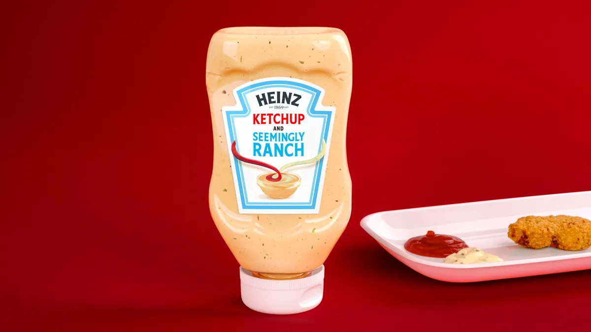 Heinz's Ketchup and Seemingly Ranch sauce