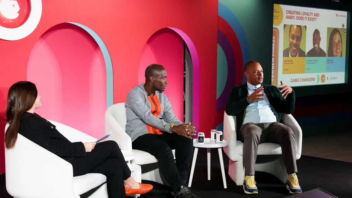 Taco Bell Chief Digital Officer Dane Mathews and DoorDash CMO Kofi Amoo-Gottfried dug into building brand trust at Advertising Week New York.