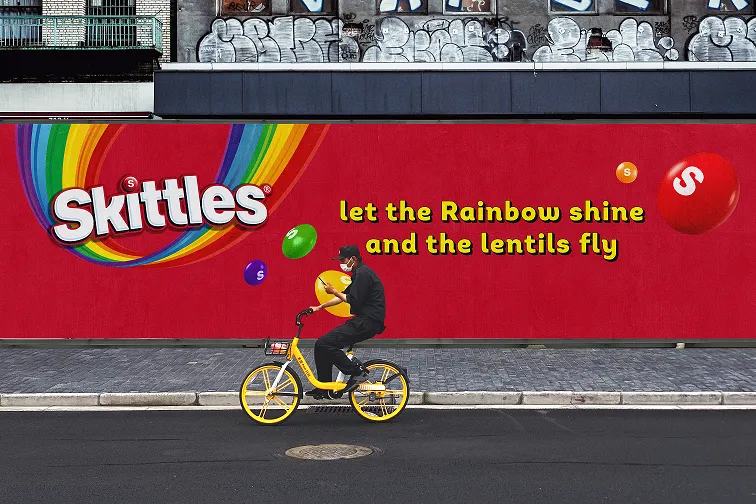 Skittles billboard