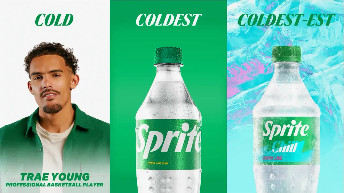 Trae Young in Sprite Chill campaign